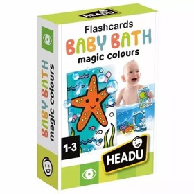 Headu: Csobbanj és Tanulj! bébi tanulókártyák - 8 db