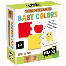 Headu: Montessori Fa oktatójáték babáknak – Színek