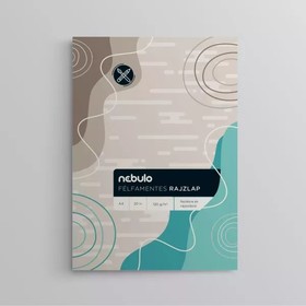 Nebulo: Félfamentes rajzlap - A4, 10 db-os