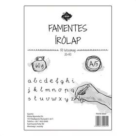 Írólap borítékban - A/5-ös, famentes, 50 db-os