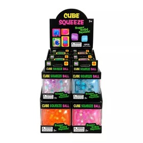 Squishy Cube-Nyomkodható kocka többféle