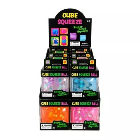 Squishy Cube-Nyomkodható kocka többféle