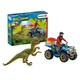 Schleich: Menekülés quaddal a Velociraptor elől 41466