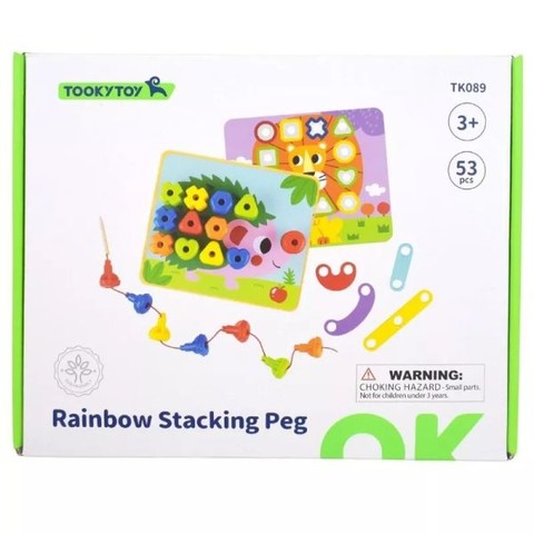 Tooky Toy: Fa fejlesztő szett - 53 db-os