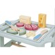 Tooky Toy: Fa reggeliző asztalka kiegészítőkkel