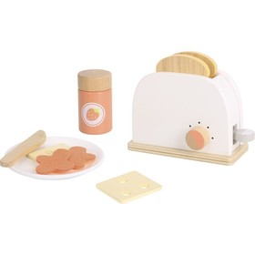Tooky Toy: Fa kenyérpirító kiegészítőkkel -