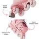 Y-Velo: Twista állítható görkorcsolya, 23-28 – Rózsaszín