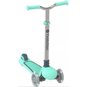 Yvolution: Glider Air összecsukható, világító, háromkerekű roller - Zöld