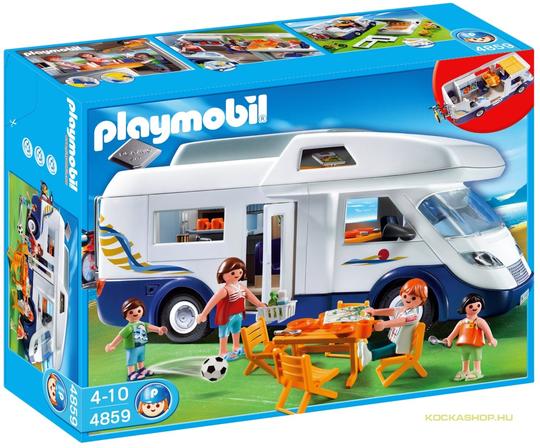 Playmobil 4859 - Családi lakóautó levehető oldalfallal