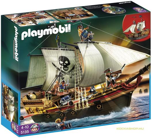 Playmobil 5135 - Kalóz zsákmányszerző hajó