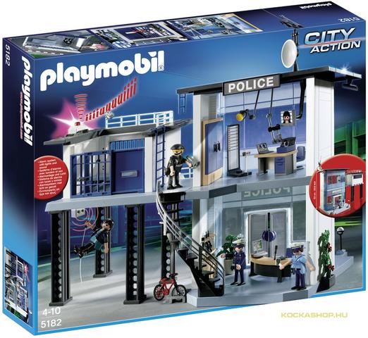 Playmobil 5182 - Rendőrkapitányság riasztóval