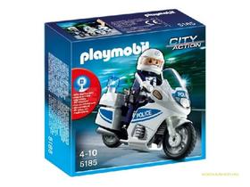 Playmobil 5185 - Motoros rendőrjárőr