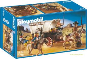 Playmobil 5248 - Vadnyugati banditák, ponyváskocsijukon
