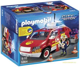 Playmobil 5364 - Szirénázó, világító tűzoltóparancsnoki autó