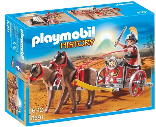 Playmobil 5391 - Kétlovas római harci kocsi