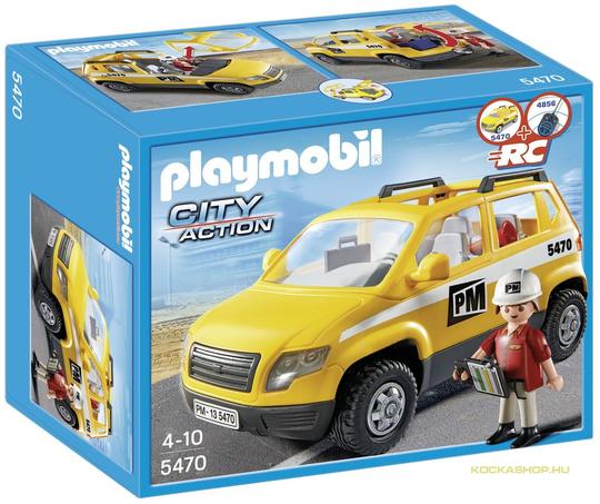 Playmobil 5470 - Építkezésfelügyelői személyautó