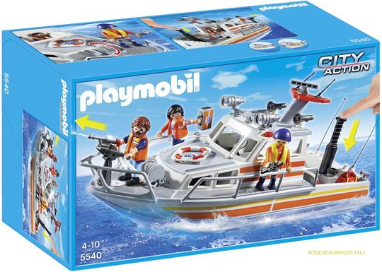Playmobil 5540 - Tűzoltó-mentőhajó
