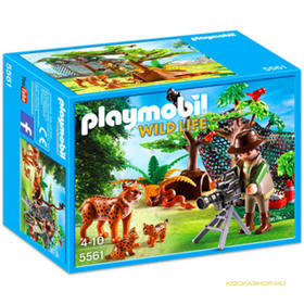 Playmobil 5561 - Hiúzcsalád és a természetfotós