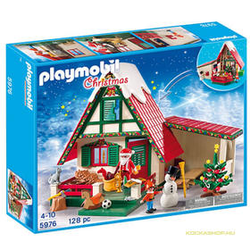 Playmobil 5976 - Télapó a hófödte házikónál