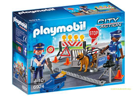Playmobil 6924 - Rendőrségi útlezárás