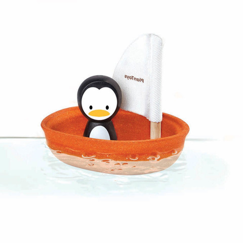 PlanToys  Vitorlás csónak - Pingvin