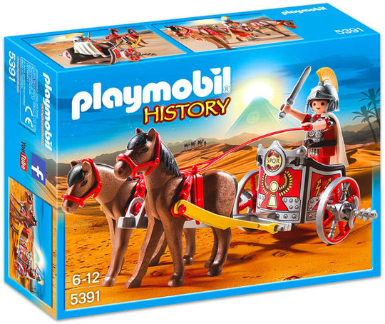 Playmobil Kétlovas római kocsi