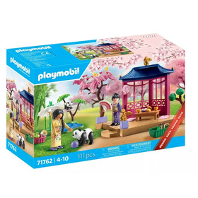 Kínai kert pandával és pagodával