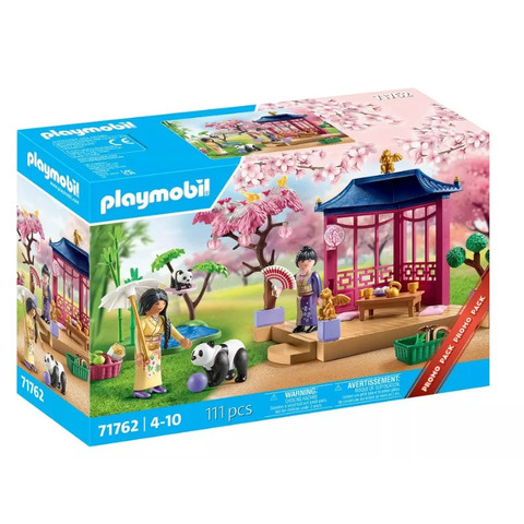 Kínai kert pandával és pagodával