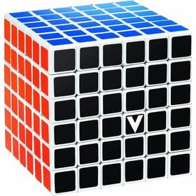 V-CUBE 6x6 versenykocka- fehér alapszín, egyenes forma