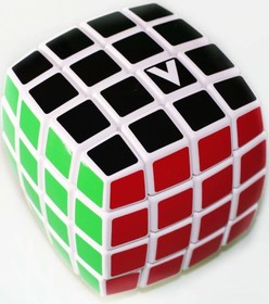 V-CUBE 4X4 versenykocka -fehér alapszín, lekerekített forma (matrica nélküli)