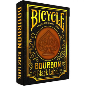 Bicycle Bourbon Black Label kártyapakli – bourbon tematikájú dizájn