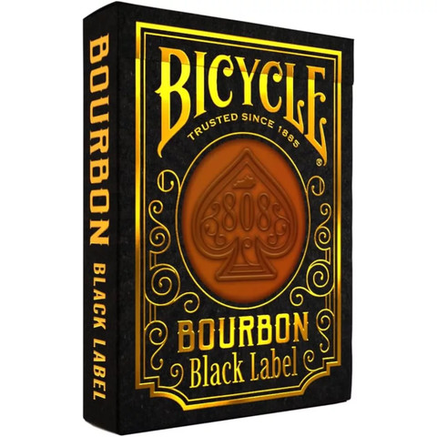 Bicycle Bourbon Black Label kártyapakli – bourbon tematikájú dizájn