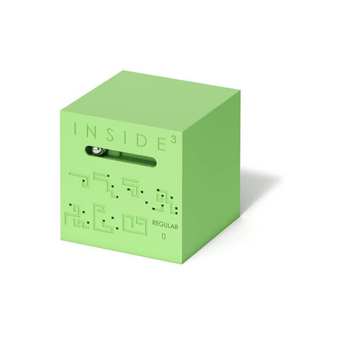 INSIDE3 Regular0 kocka labirintus, zöld