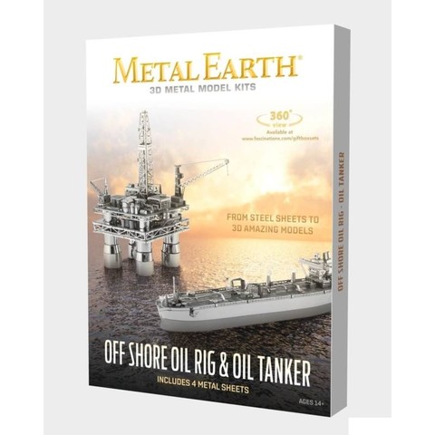 Metal Earth Olajfúró és tartályhajó