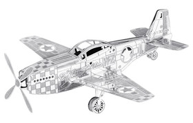 Metal Earth Boeing P-51 Mustang repülőgép