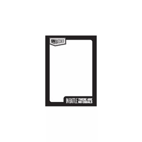 Unmatched - Edgy BLACK Card Sleeves