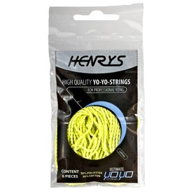 Henry's yo-yo zsinórszett, 6db, neon narancs