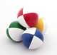 Play Multicolour zsonglőrlabda, 65 mm átmérő, 120 gr, 4 szín,beach