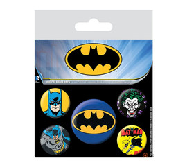 BATMAN (RETRO) BADGE PACK