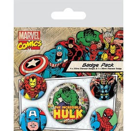 MARVEL COMICS (HULK) BADGE PACK