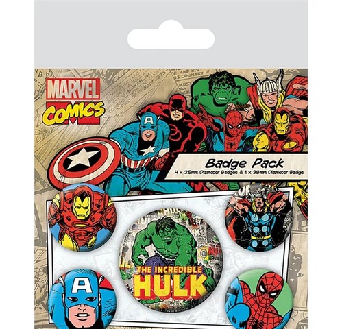 MARVEL COMICS (HULK) BADGE PACK