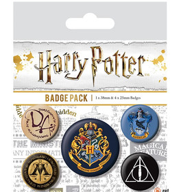 Pyramid HARRY POTTER (CORE HOGWARTS) kitűző szett