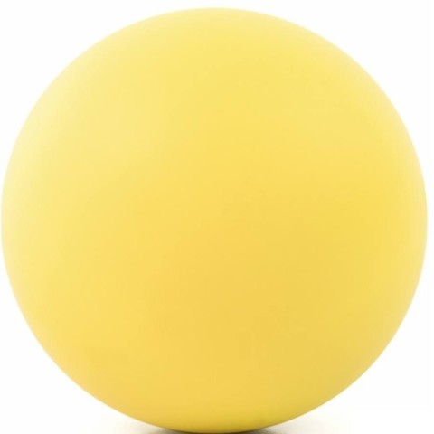 Play Stage ball  zsonglőrlabda  70 mm, 100 gr, pasztel, sárga