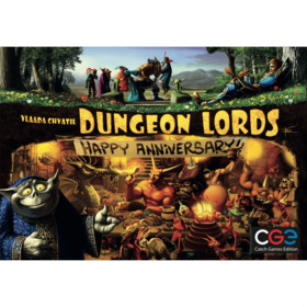 Czech Games Dungeon Lords: Happy Anniversary társasjáték ,angol nyelvű