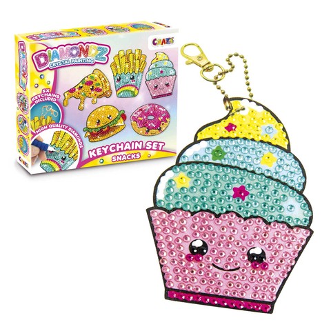 Craze DIAMONDZ - Keychain Set Snacks