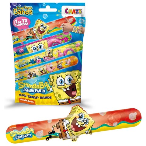 Craze SLAP SNAP BANDS - SpongeBob