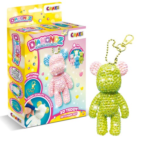 Craze DIAMONDZ - Keychain Set Teddy Bear