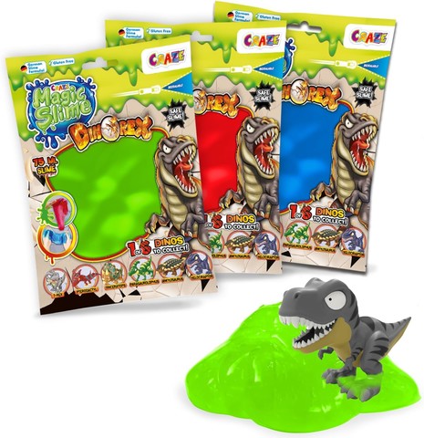 Craze MAGIC SLIME - Bag Surprise Dino