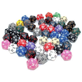 Chessex Opaque Polyhedral - d20 dobókocka
