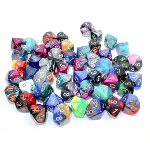 Chessex Gemini Polyhedral - d10(0-9) dobókocka